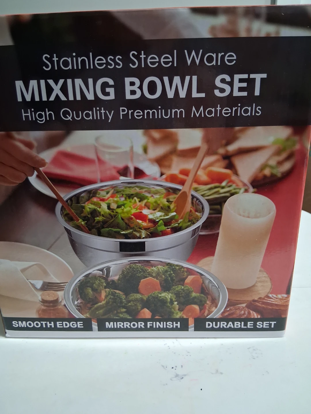 Stainless Steel Mixing Bowl Set - photo 2
