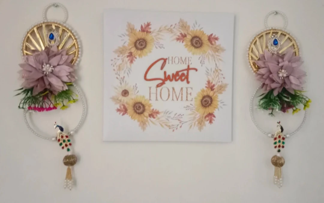 Canvas Wall Art with Decorative Hangers (Set of 3)