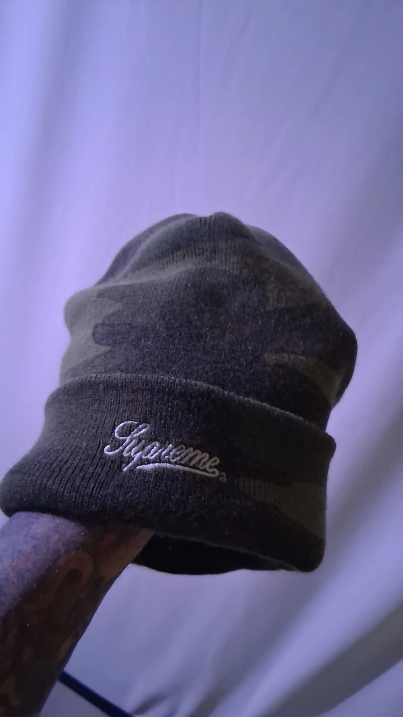 Supreme Camo Beanie Hat - photo 2