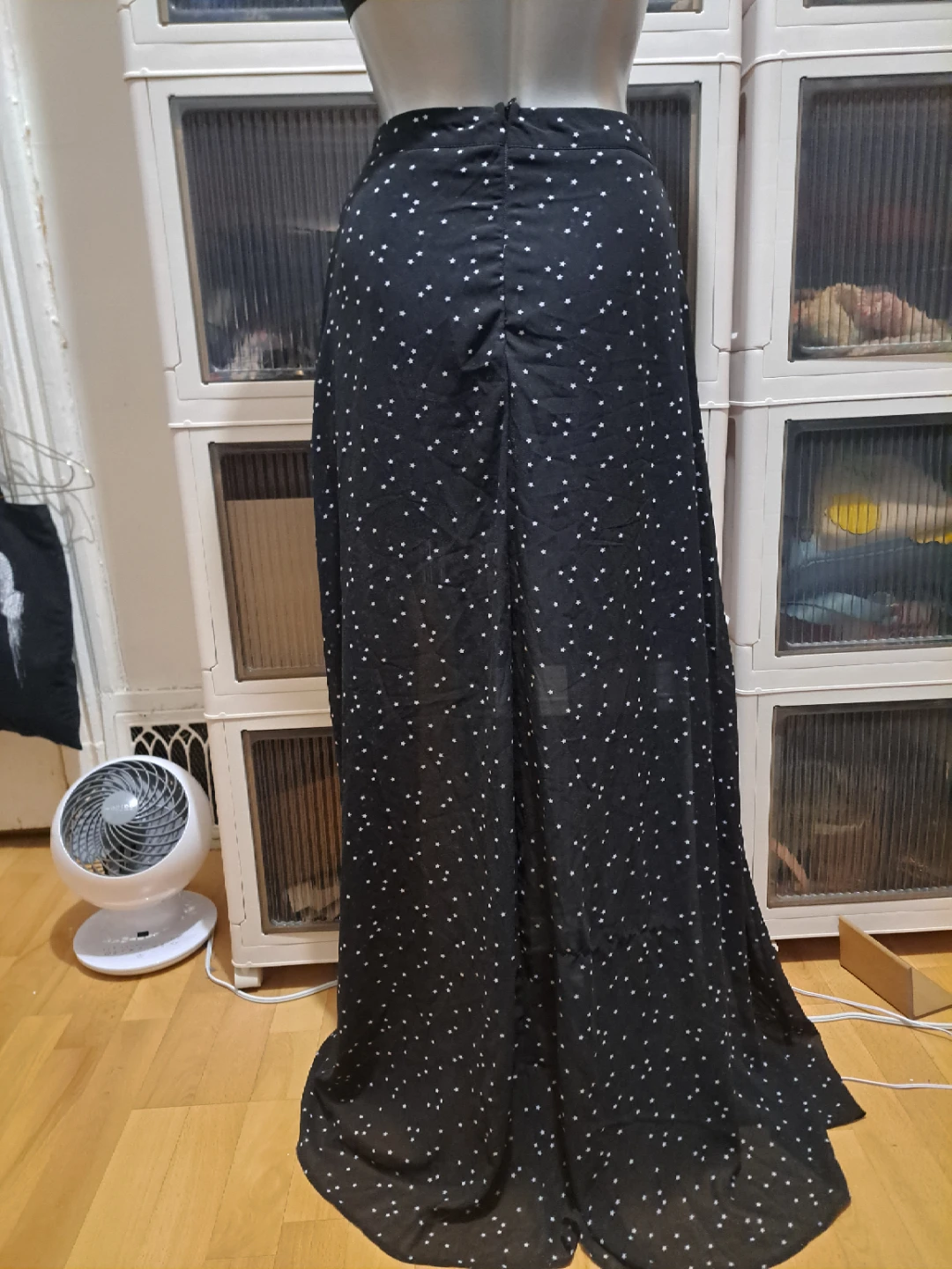 Streetwear Society Black Star Print Maxi Skirt S - photo 2