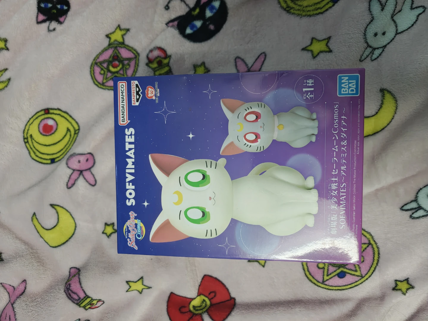 Sailor Moon Cosmos SOFVIMATES Luna & Artemis Figures - photo 3