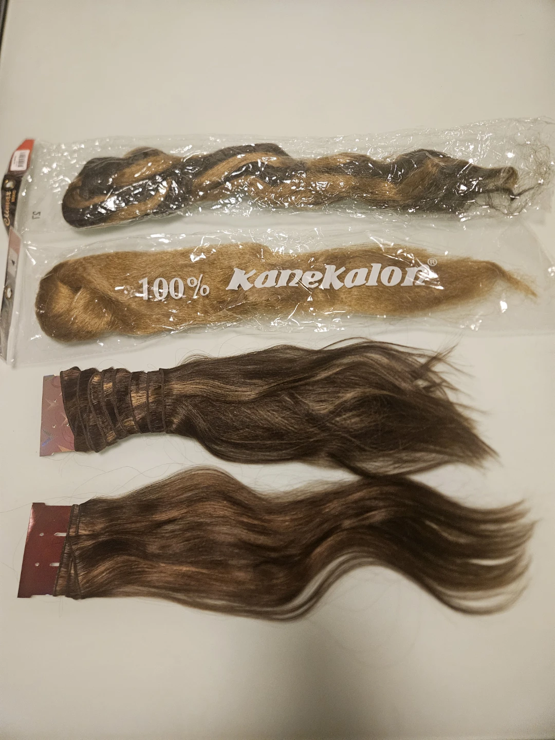 Brand new human hair extensions + braiding hair bundle