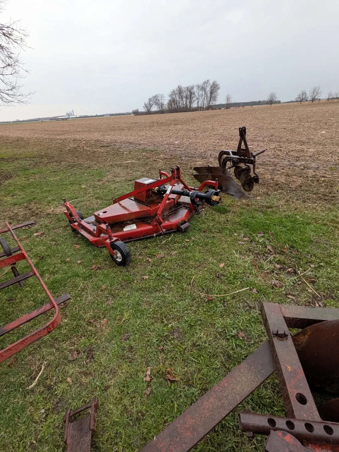 Red Rotary Tiller and Disc Harrow - photo 3