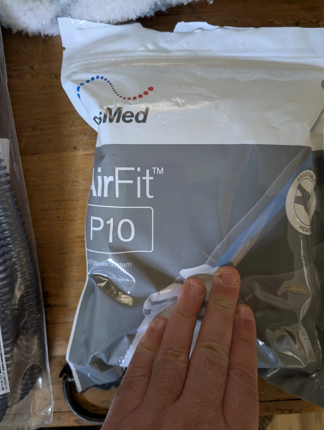 ResMed AirFit P10 Nasal Pillow System CPAP Mask Kit - photo 3