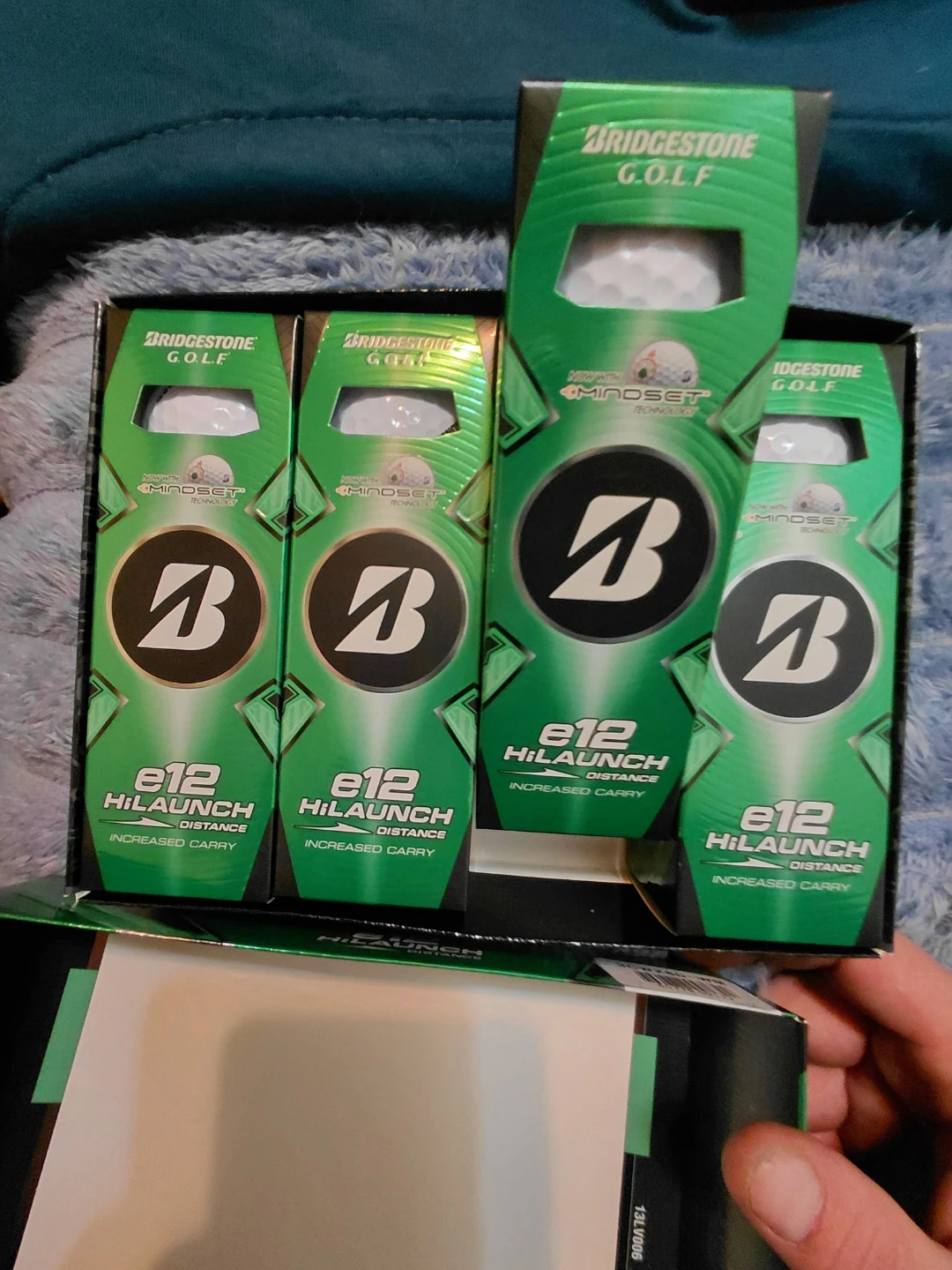 2 Packs of Bridgestone e12 Hi-Launch Golf Balls - photo 2
