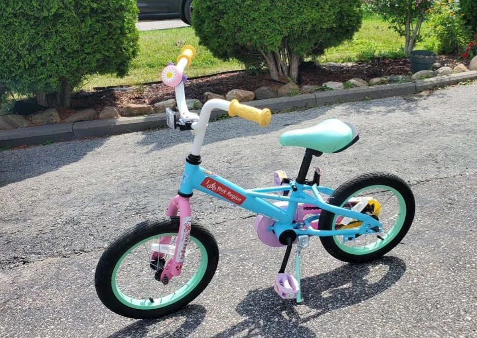 Kids Bicycle - Blue/Pink/Mint 14 inch - photo 5