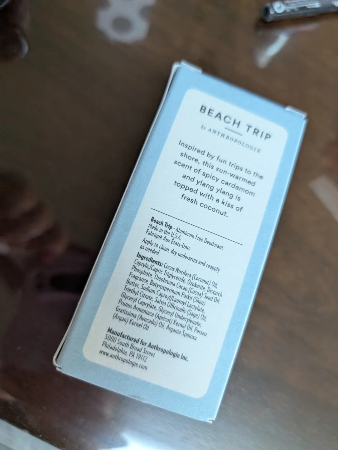 Anthropologie Beach Trip Aluminum Free Deodorant 2.5 oz - photo 4