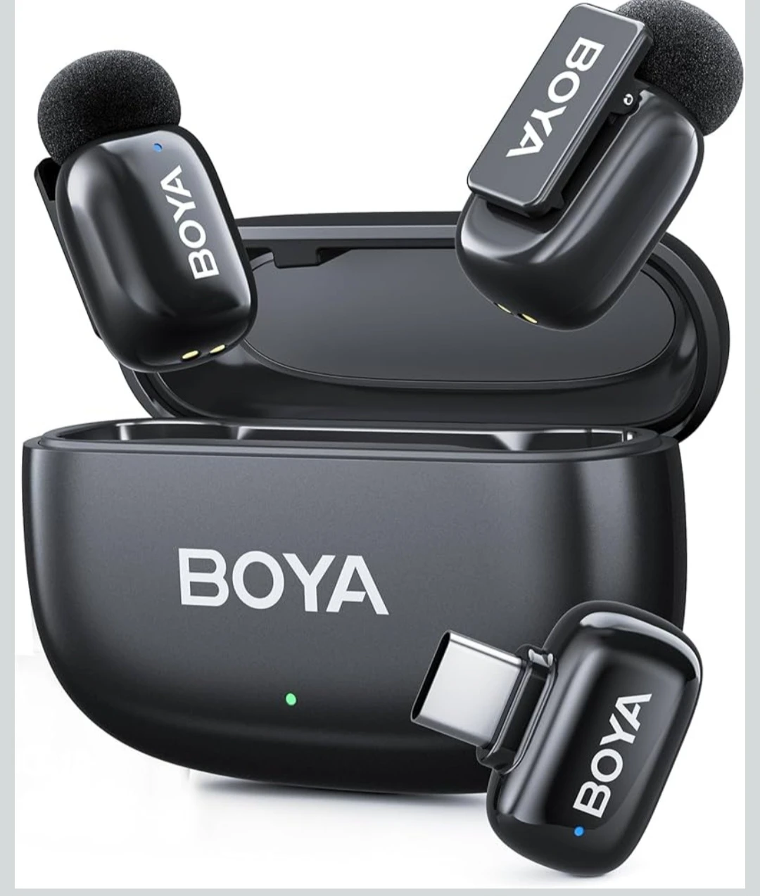 BOYA mini 2 Upgraded Super Mini Wireless Microphone with ANC