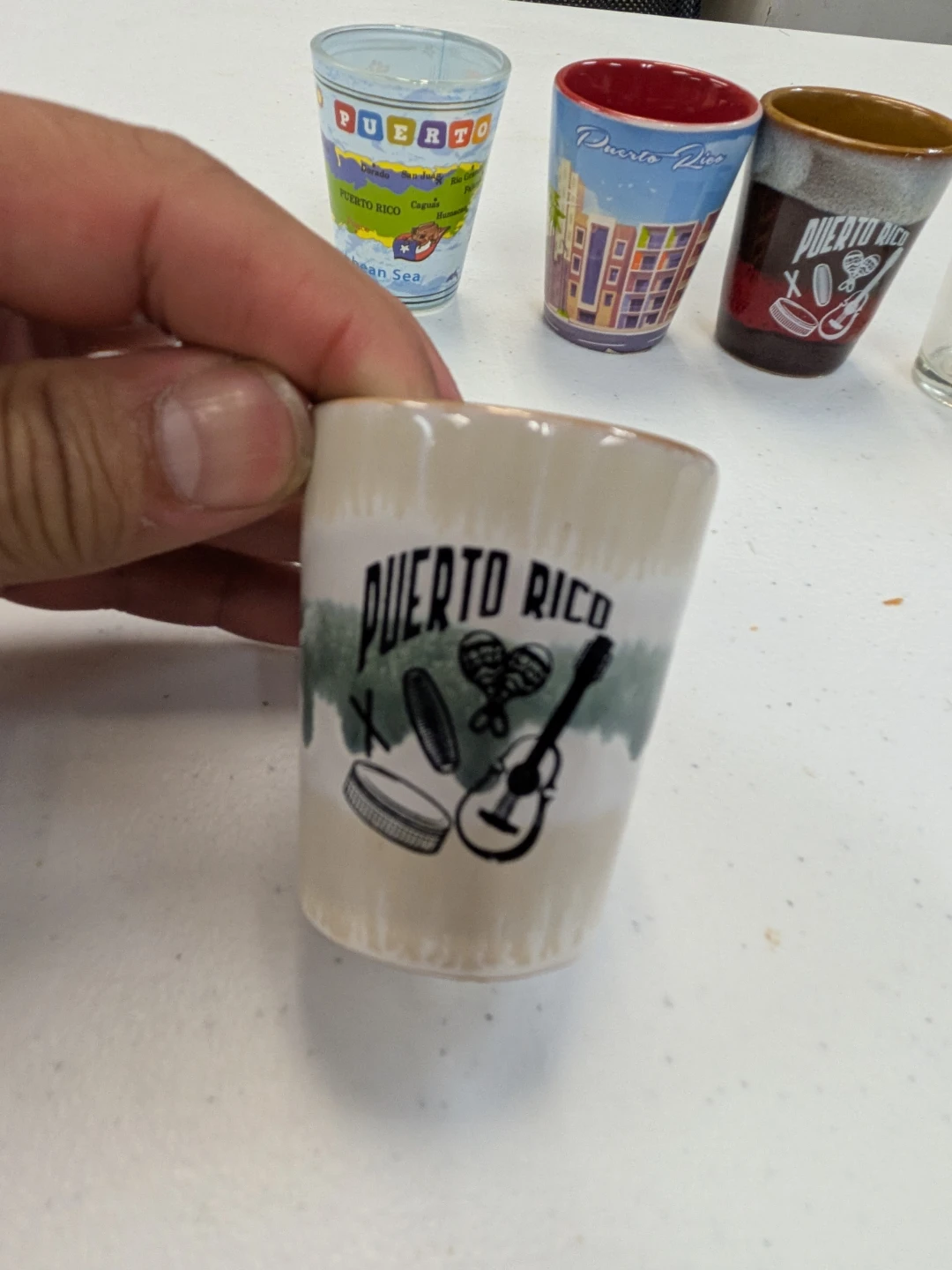 Lot of 8 Souvenir Shot Glasses - Puerto Rico & Atlantic City 🌱 - photo 3