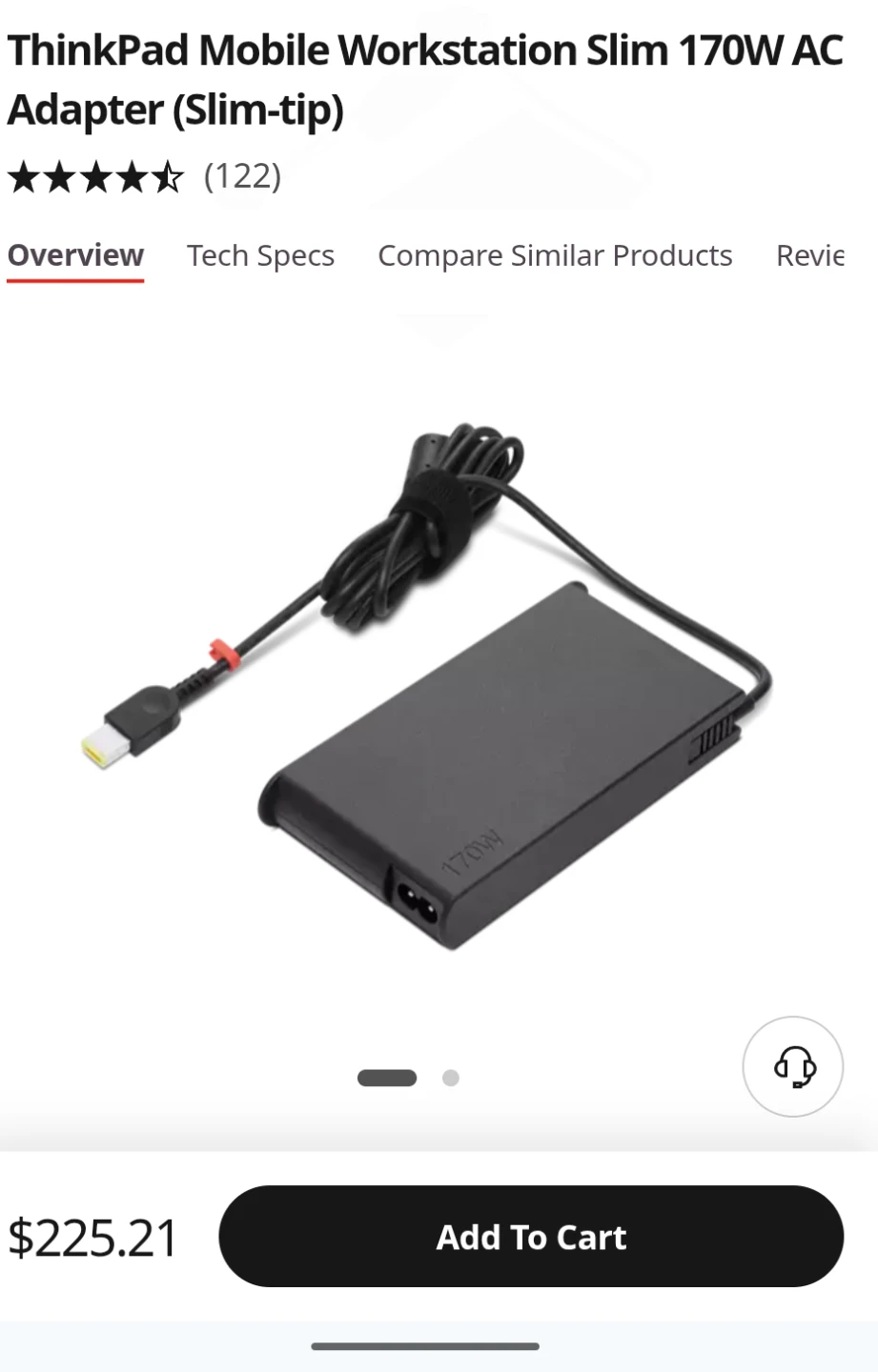 Thinkpad mobile workstation slim 170w