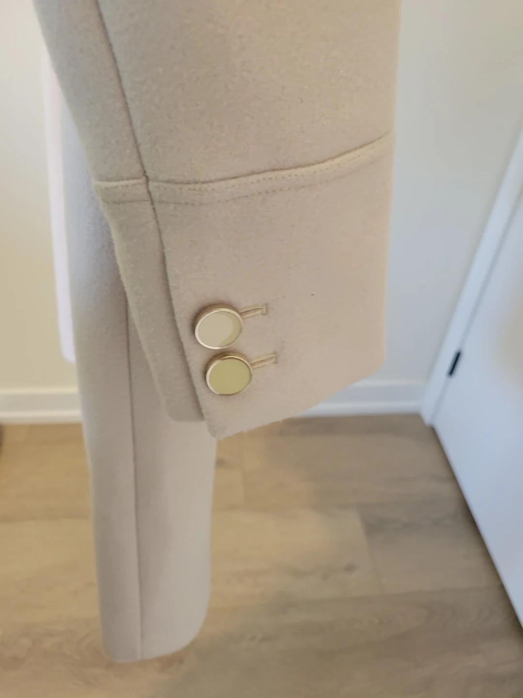 Ever New Cream Coat with Fur Collar - photo 5