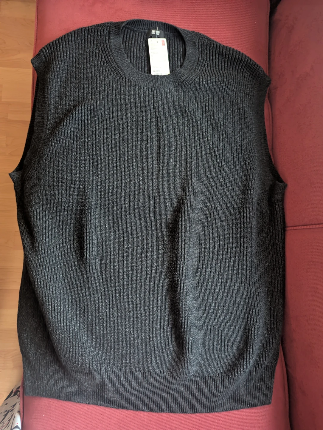 Uniqlo Men's Ribbed Knit Vest XXL