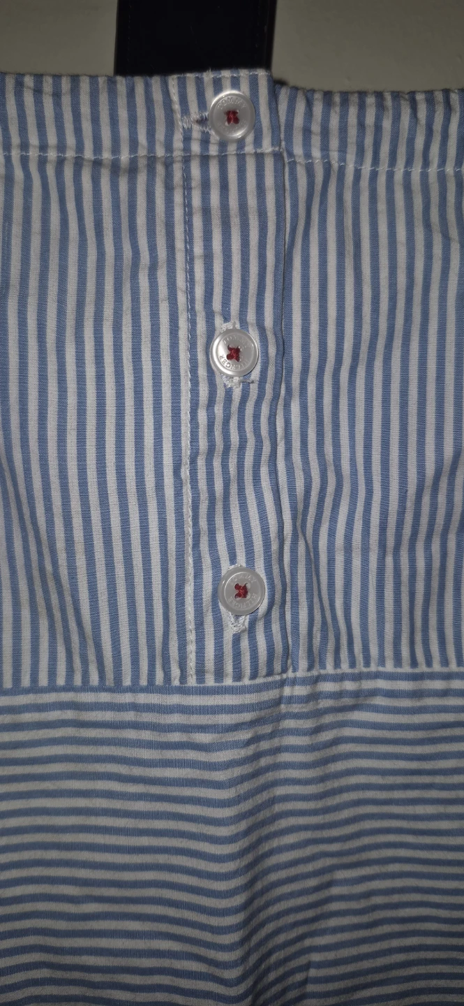 Tommy Hilfiger Striped Embroidered Dress Size L - photo 2