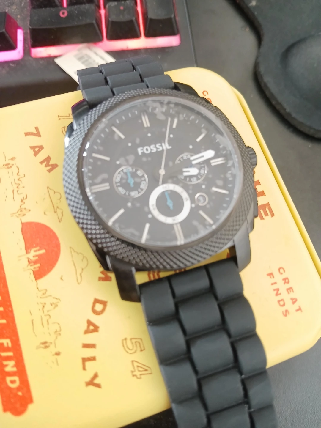 New Fossil Chronograph Watch for men Model FS448 w/ tag - photo 4