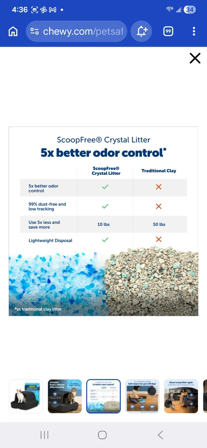 PetSafe ScoopFree Crystal Pro Hooded Self-Cleaning Litter Box - photo 5