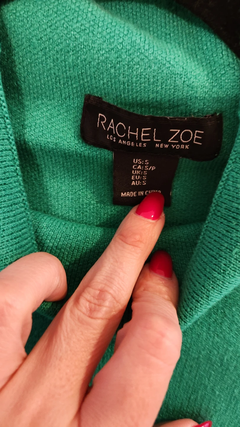 Green Mock Neck Sweater - photo 4