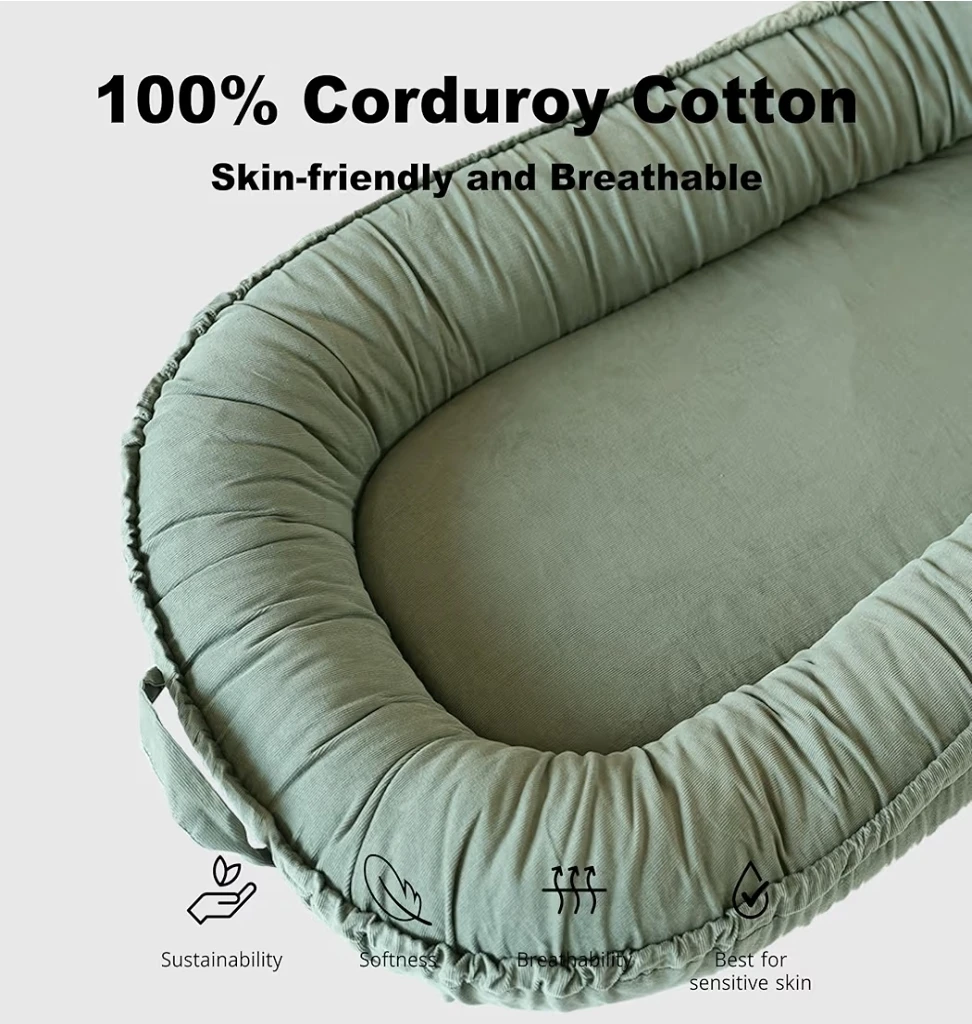 CooCooBaby Deluxe Lounger brown cover - photo 5