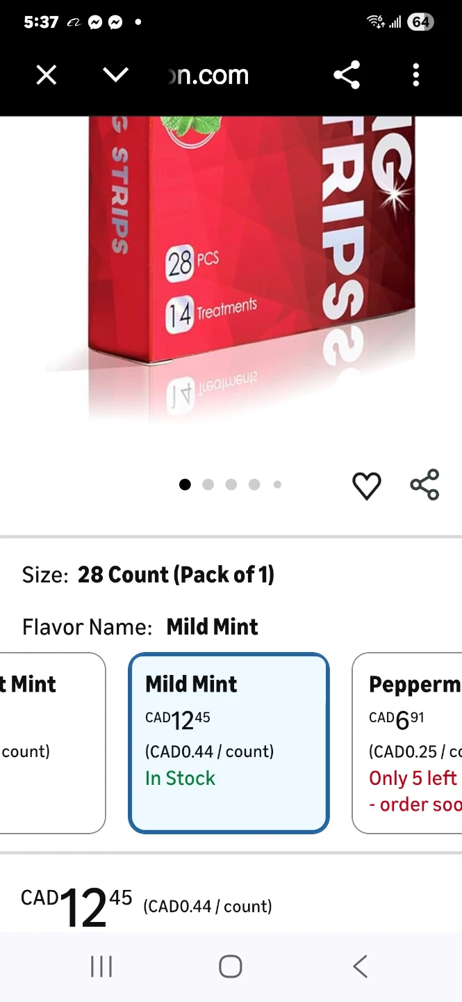 Luiable Whitening Strips - Mint Flavor (28 PCS) - photo 3