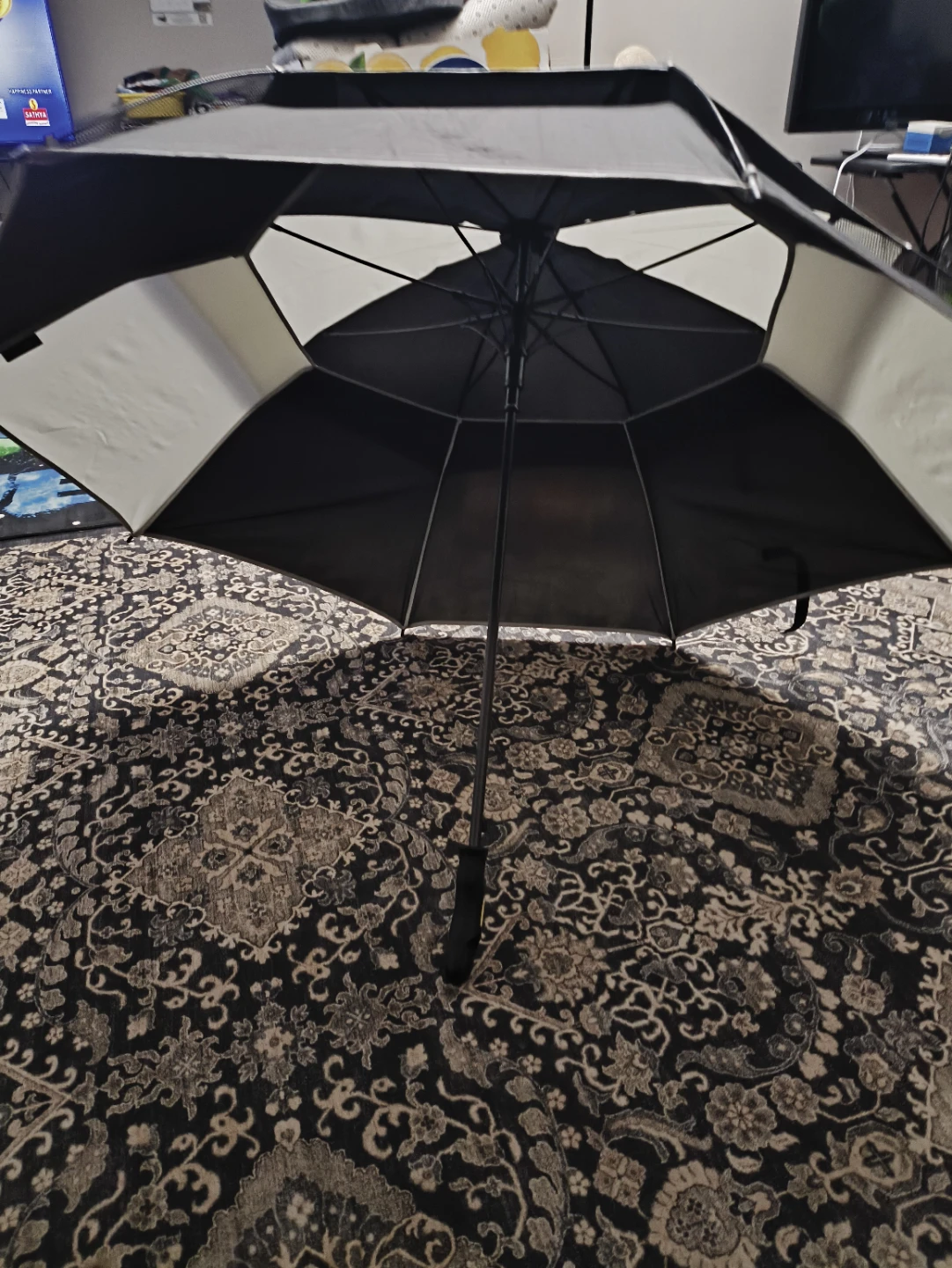 NEW - Greg Norman Golf Umbrella Black/White - photo 2