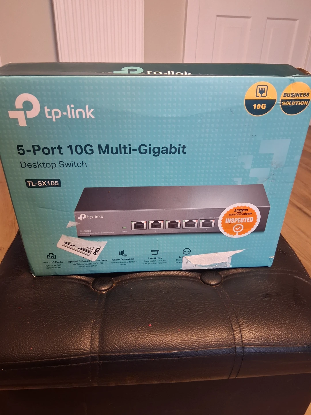 TP-Link 5-Port 10G Multi-Gigabit Desktop Switch TL-SX105