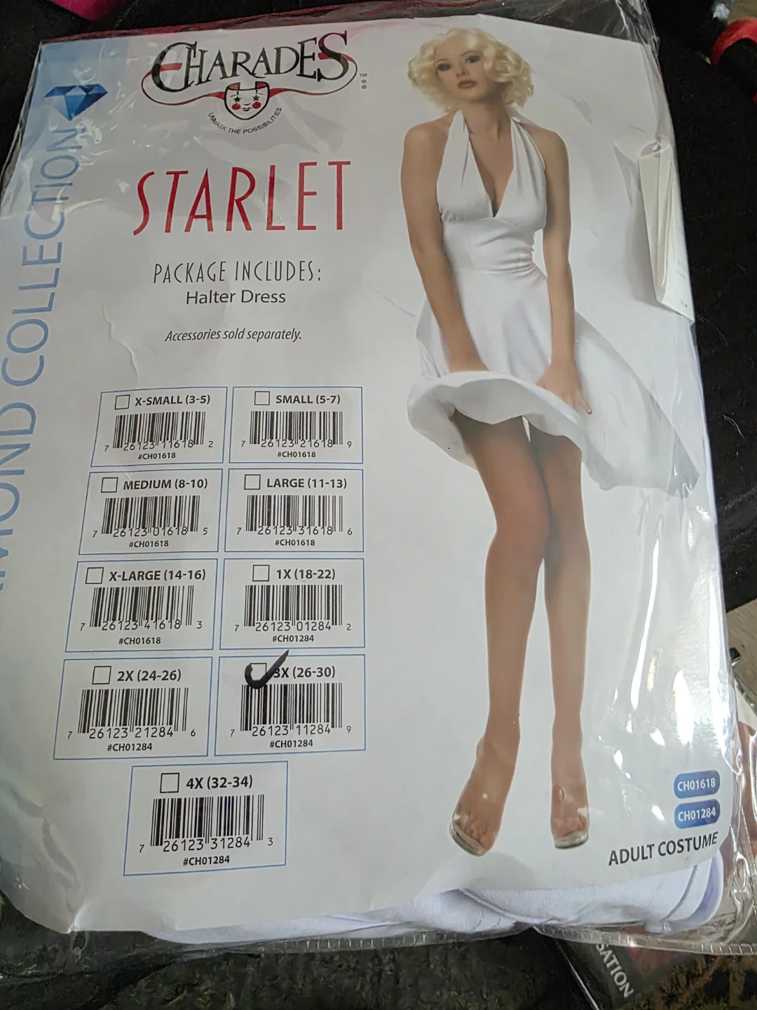 Charades Starlet Halter Dress Costume - Medium (8-10) - photo 4