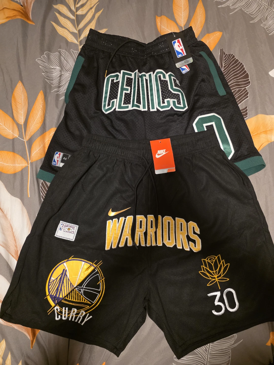 NBA Basketball Shorts - Celtics & Warriors