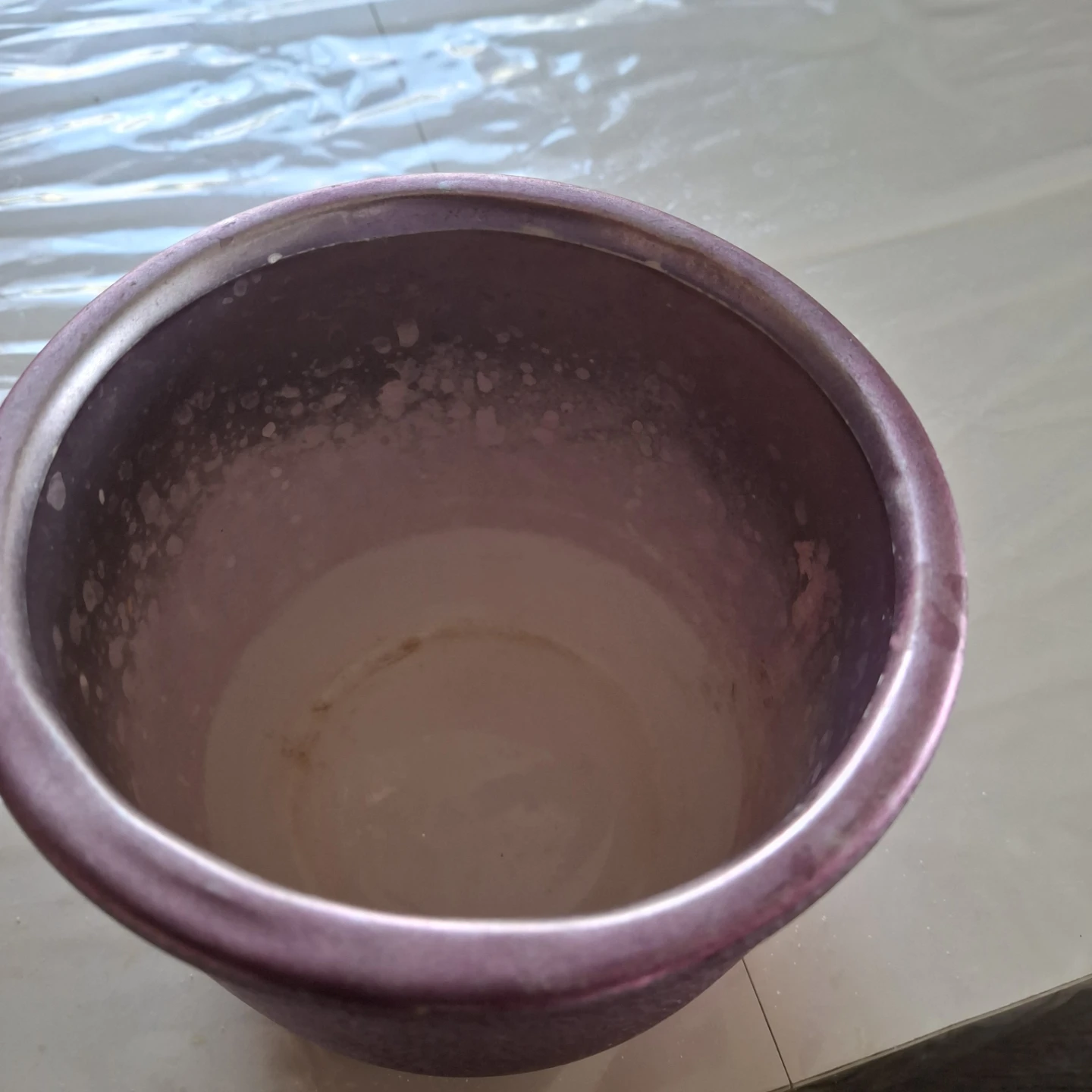 Purple Textured Flower Pot - photo 2