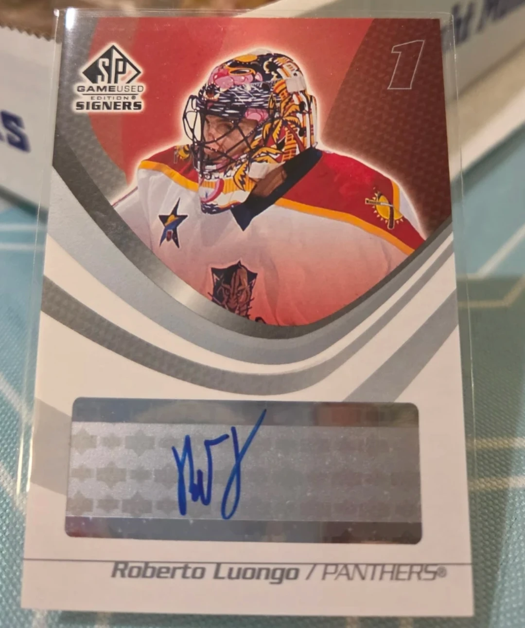 Roberto Luongo SP Game Used Edition Signers Autographed