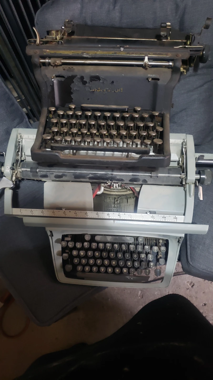 Underwood Typewriter 1929 and 1960  AS IS for both