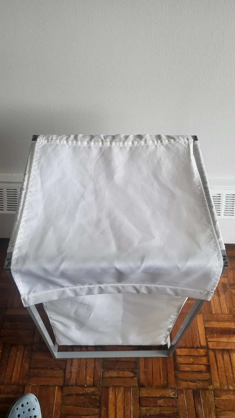 White Laundry Hamper - photo 3