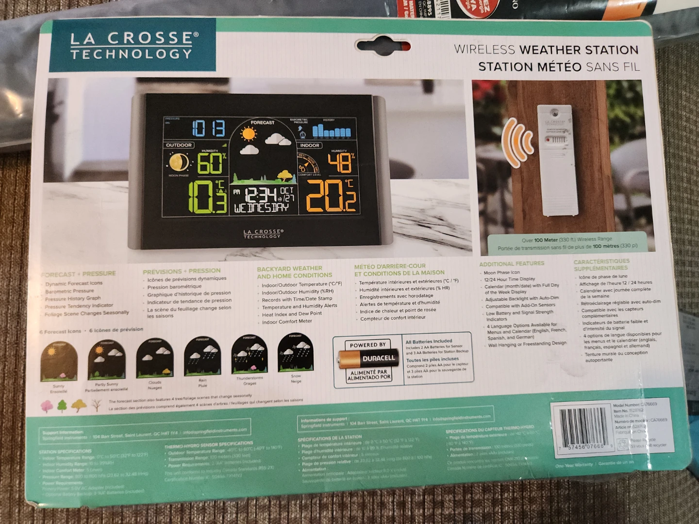 La Crosse Technology Wireless Weather Station - photo 2