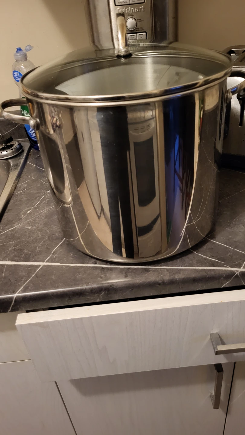 MarketSquare Stock Pot with Glass Lid