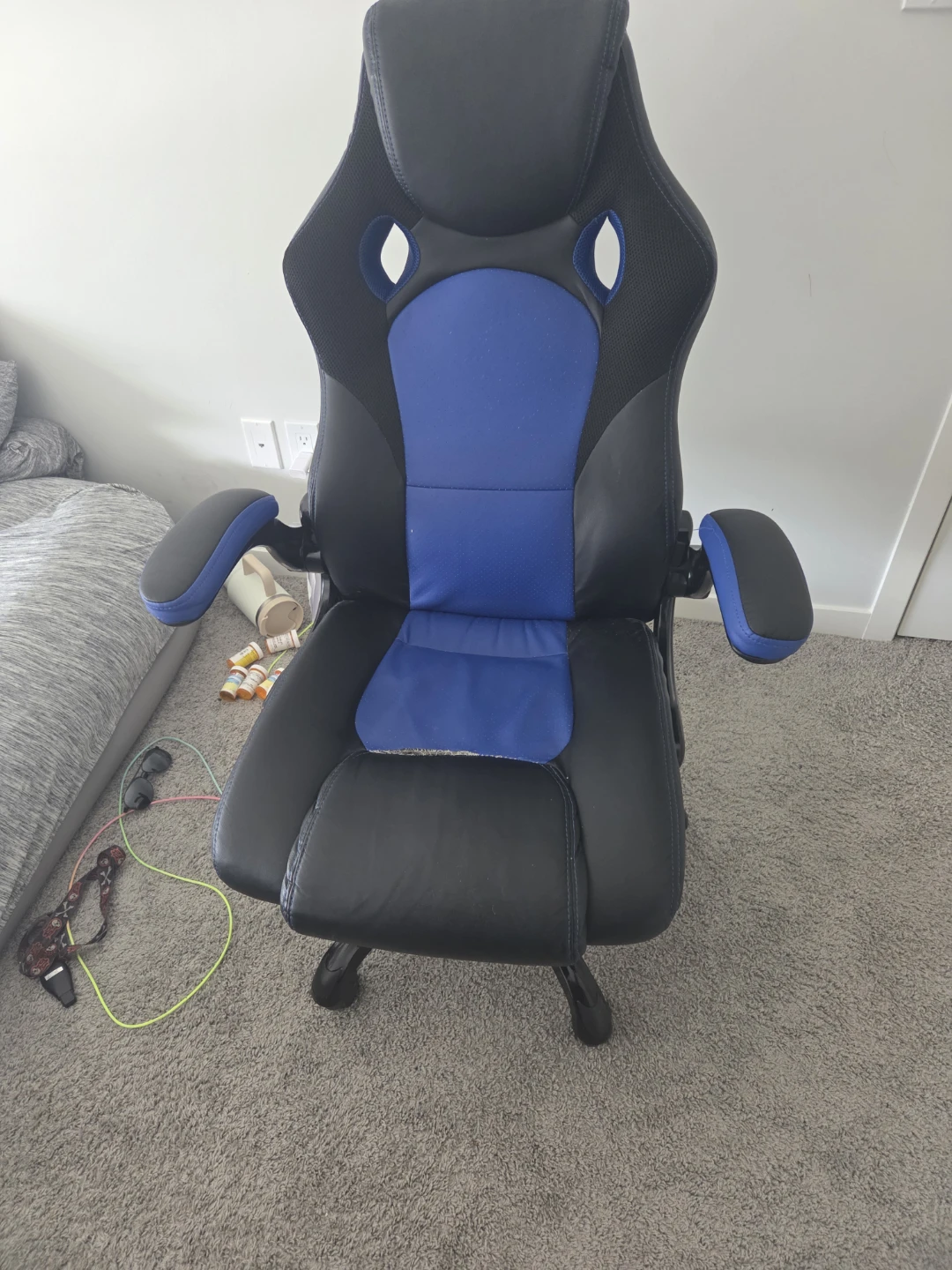 Gaming Chair - Black and Blue