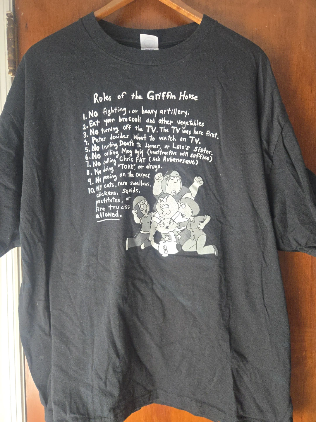 Family Guy Rules of the Griffin House T-Shirt