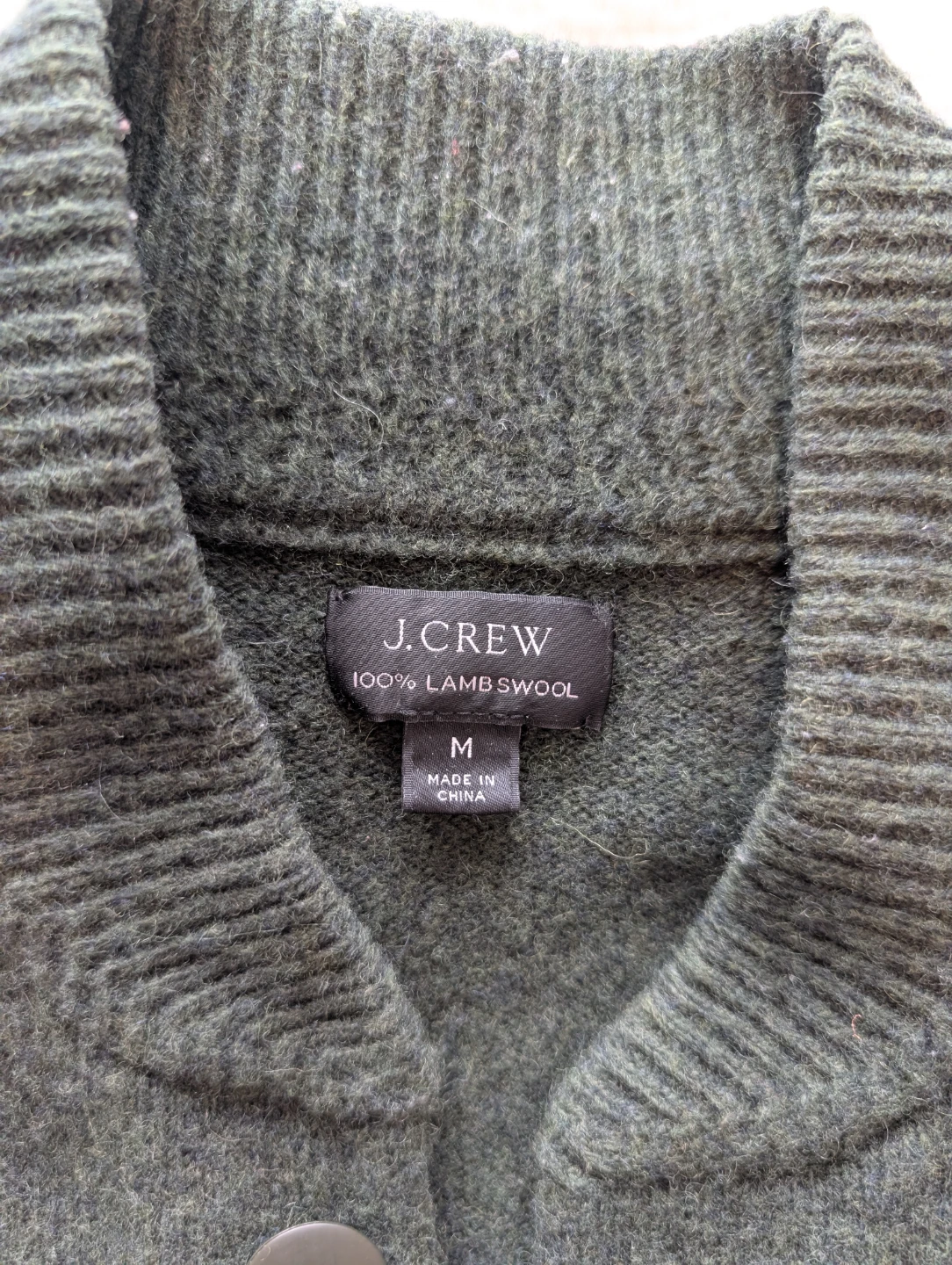 J. Crew 100% Lambswool Cardigan - Size M - photo 4