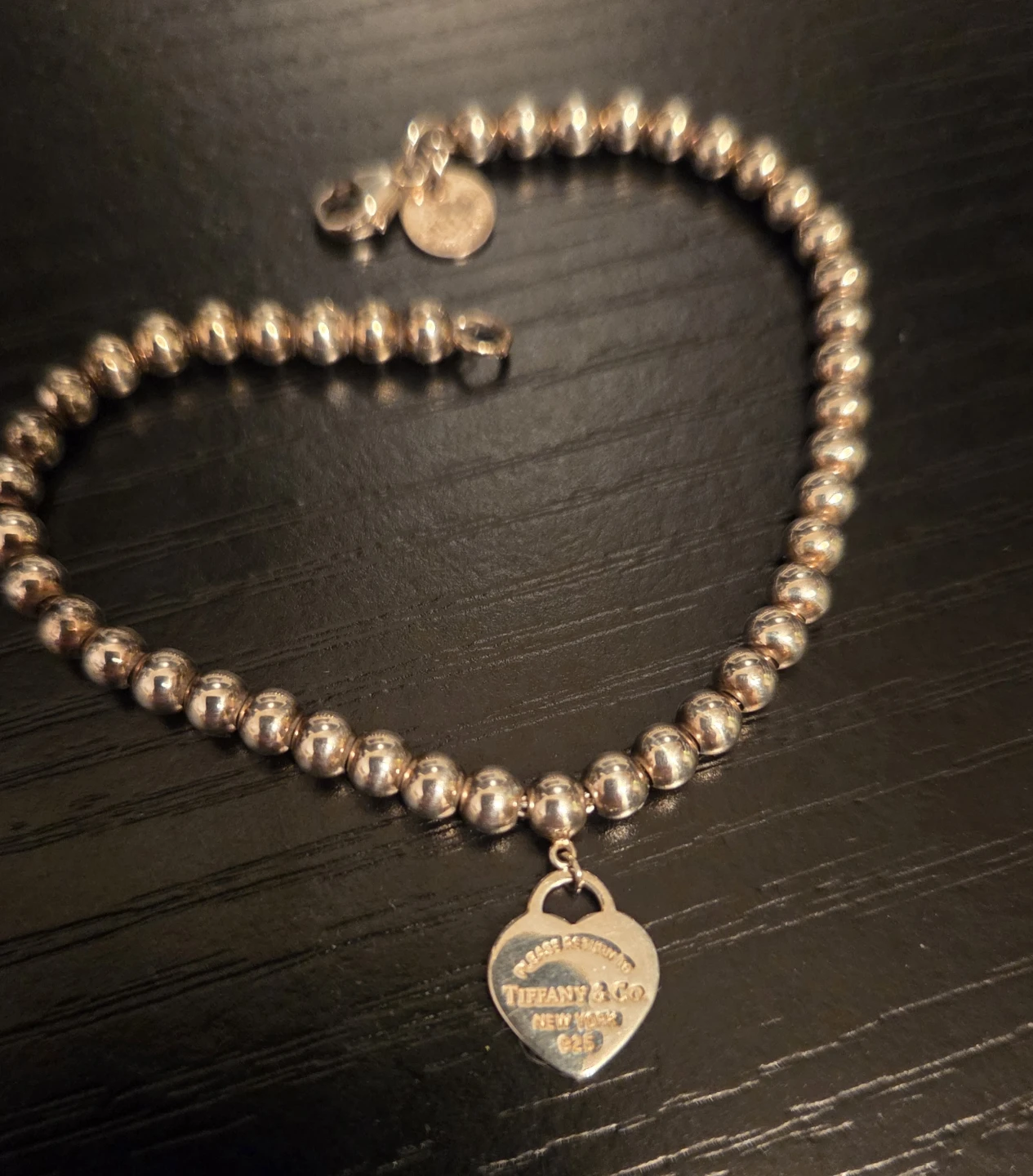 Tiffany & Co. Sterling Silver Bead Bracelet - photo 3