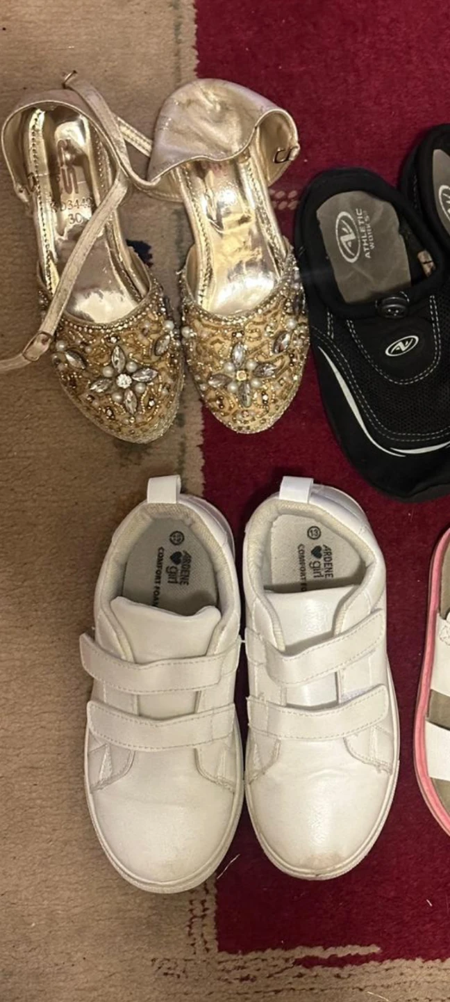 Kids Carter's Sandals - Pink & White - photo 2