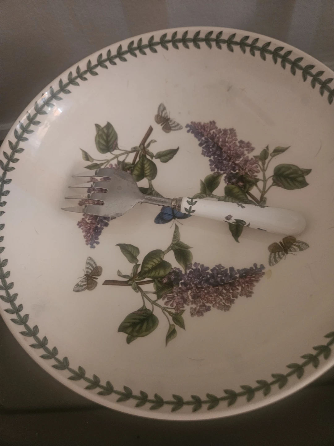 Portmeirion Botanic Garden Large Salat/Pasta Bowl. W/ Fork - photo 3