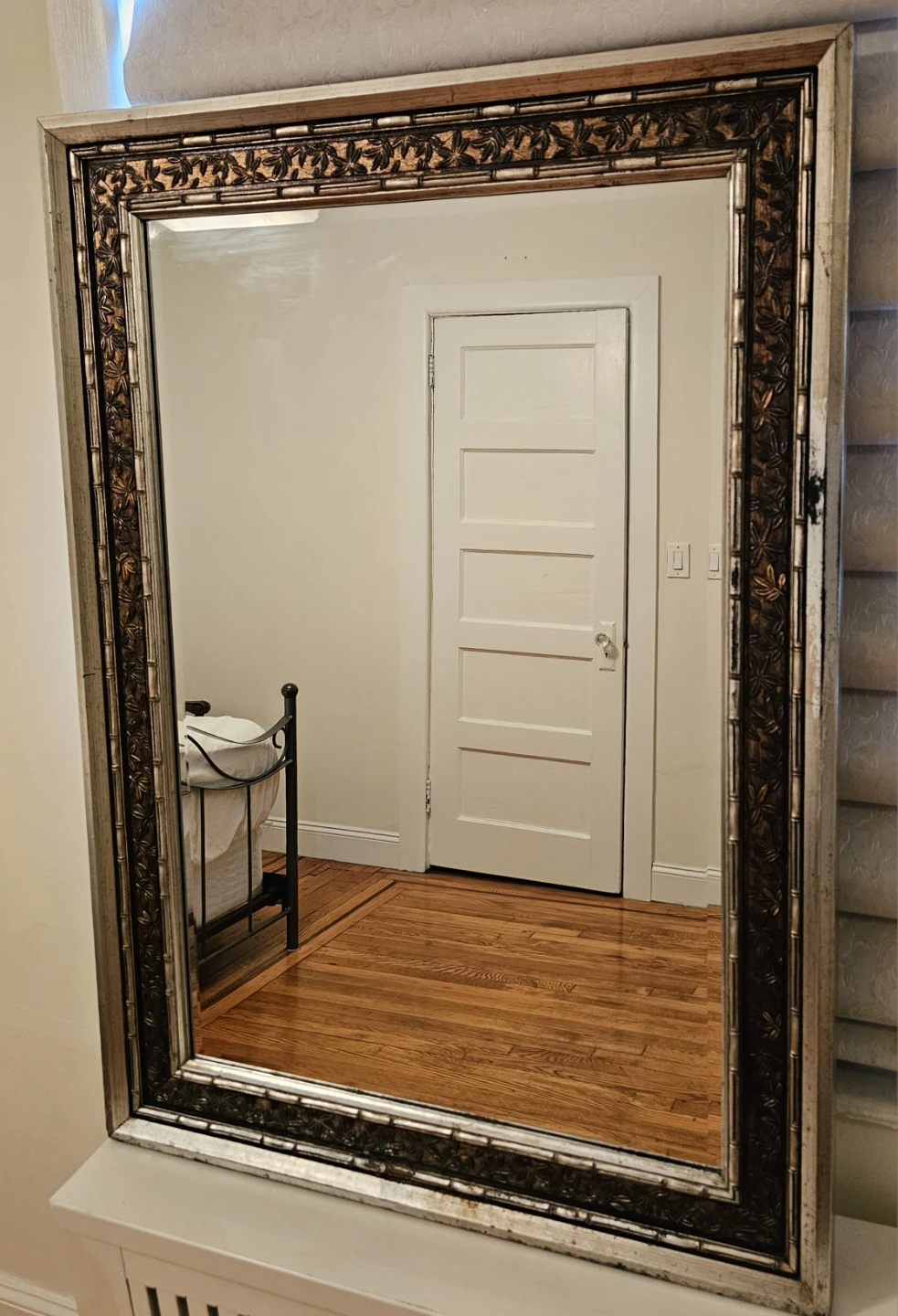 Large ornate vintage mirror