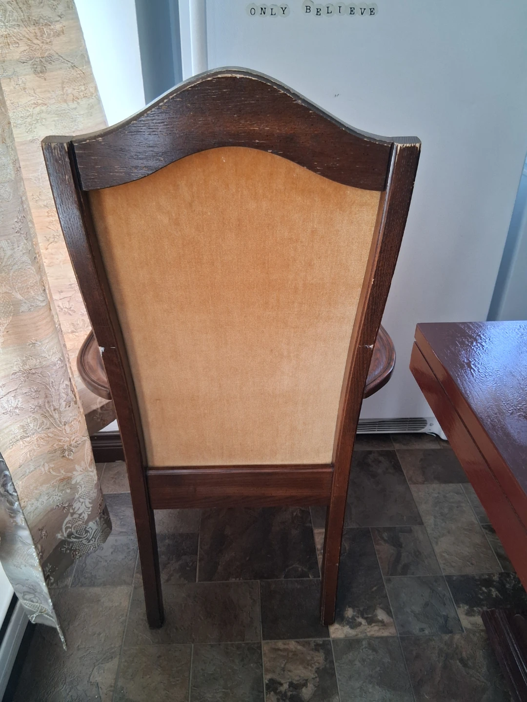 Antique Upholstered Dining Chair - photo 2