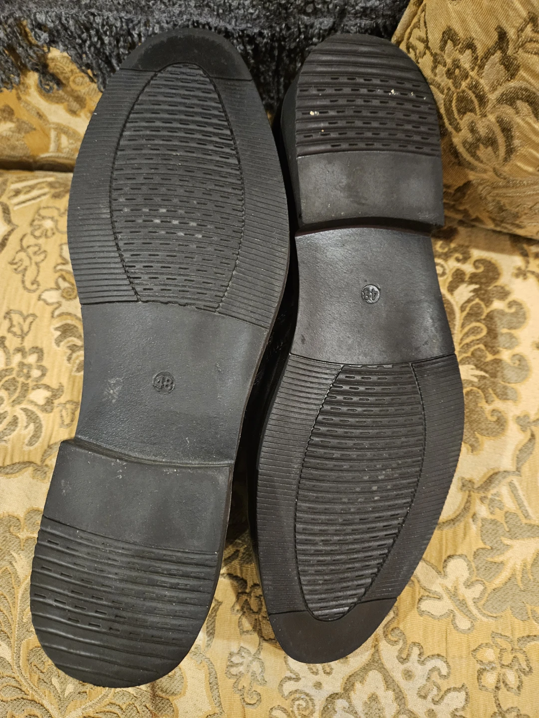 Men's Black Leather Dress Shoes - photo 4