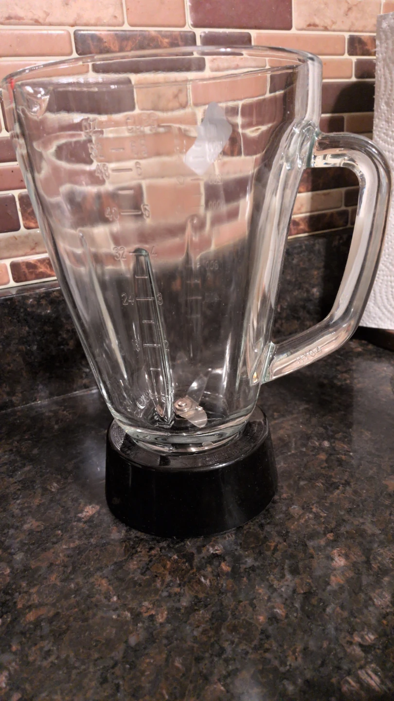 Glass Blender Jar with Black Base - photo 2