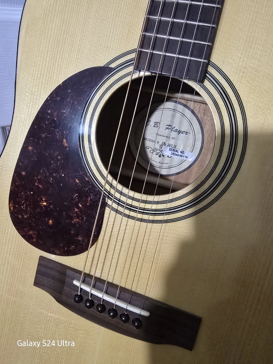 JBP 41 in. 6-String Acoustic Guitar JB-20-LH - photo 4