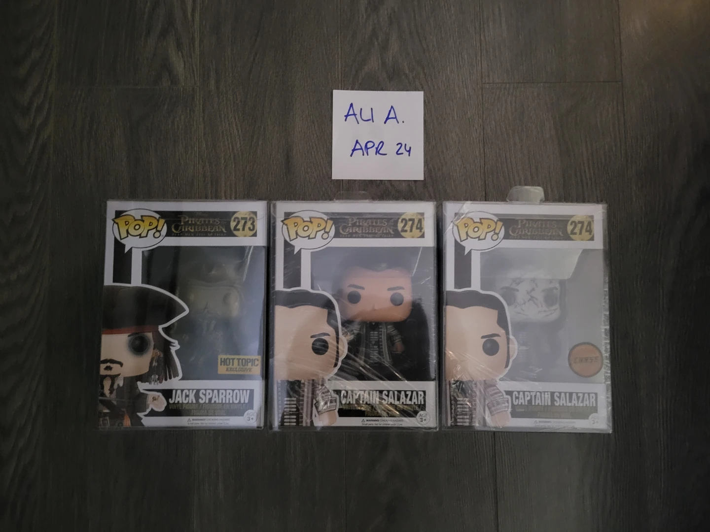 Funko Pop! Pirates of the Caribbean Jack Sparrow & Capt Salazar