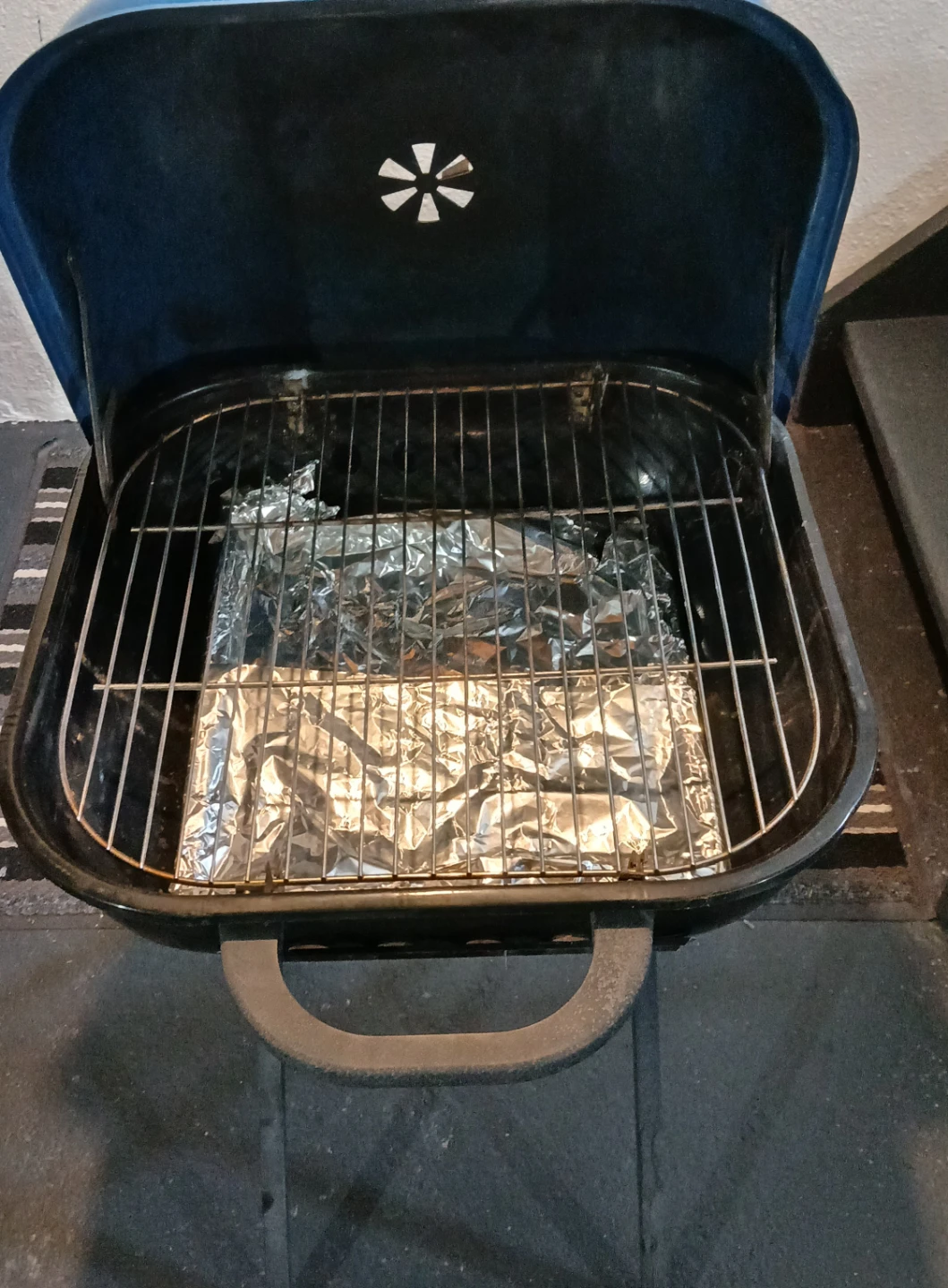 Blue Portable  Foldable Kettle Grill - photo 2
