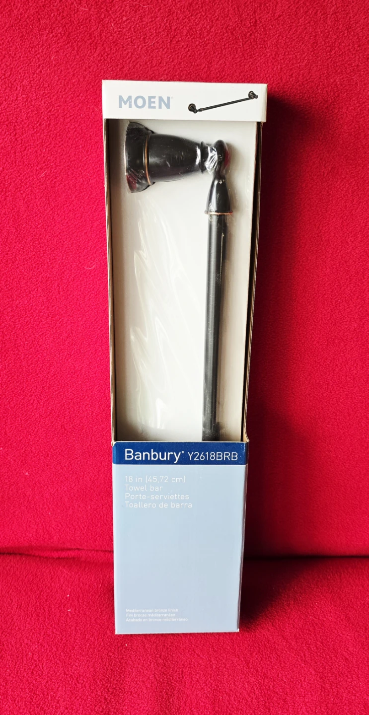 Moen Banbury Y2618BRB 18" Towel Bar [Mediterranean Bronze] *NEW*