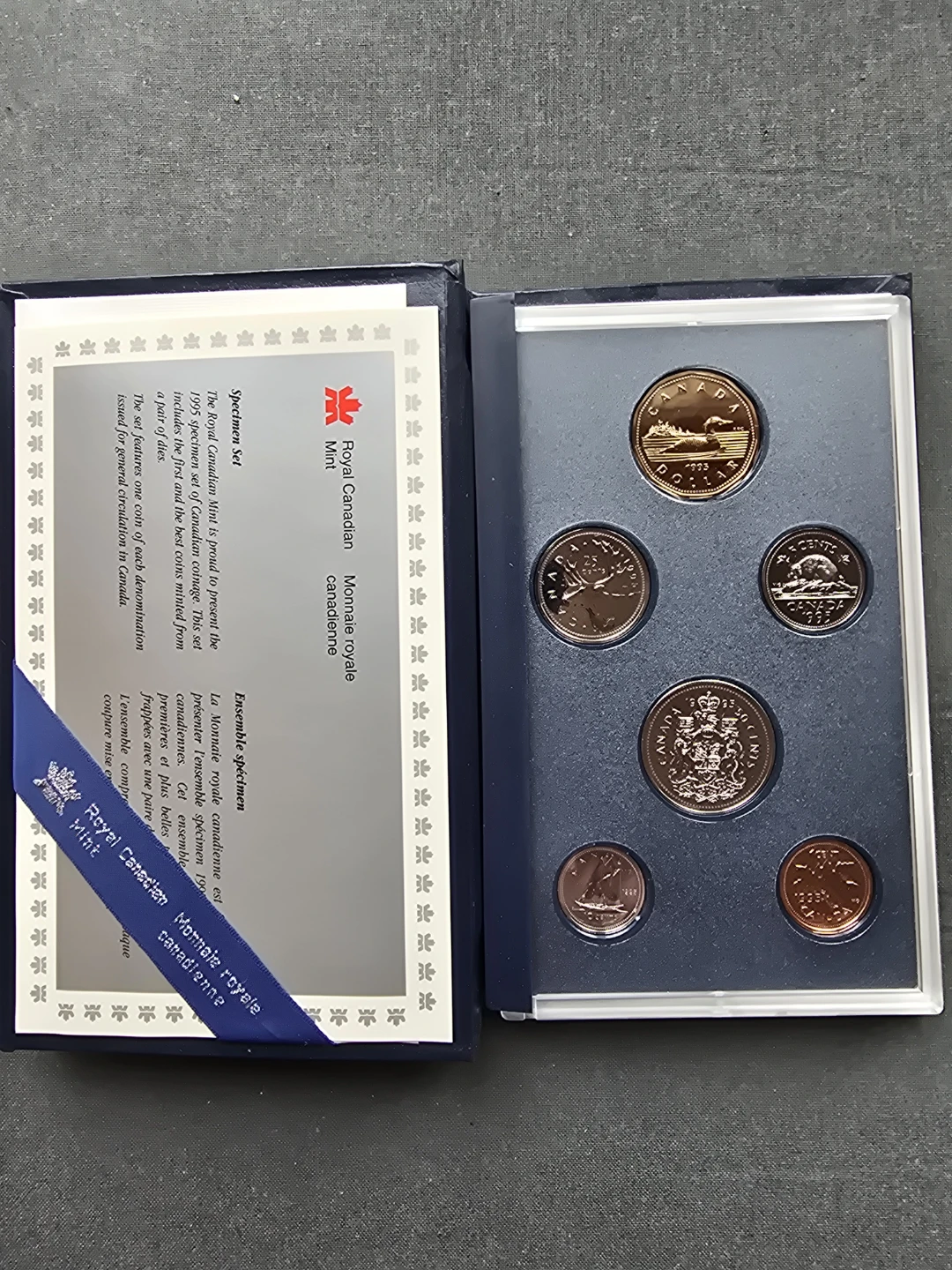 1995 Royal Canadian Mint Specimen Coin Set