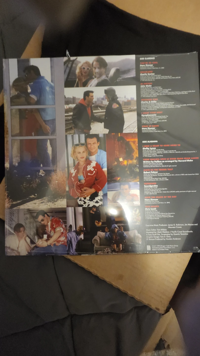 True Romance"Ltd..Alabama"Soundtrack Vinyl Record - photo 4