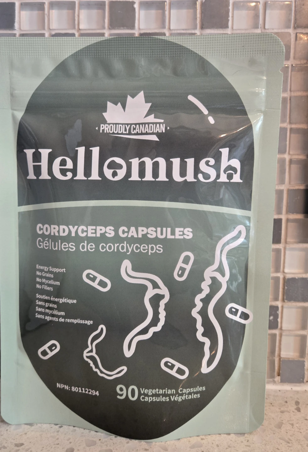 Hellomush Cordyceps Capsules, 90 Vegetarian Capsules