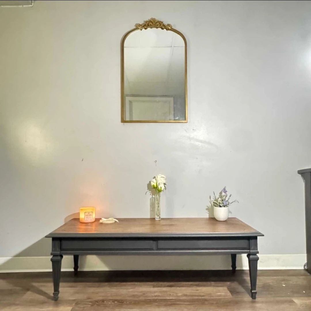 Refinished Solid Wood Coffee Table